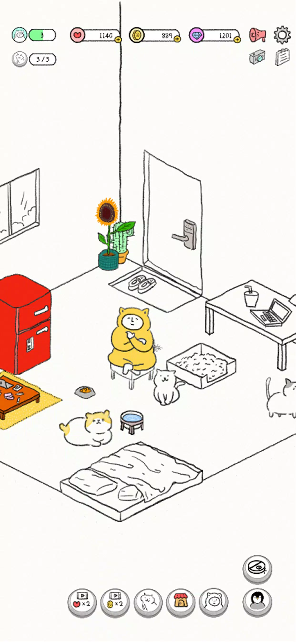 weird cat スクリーンショット 3