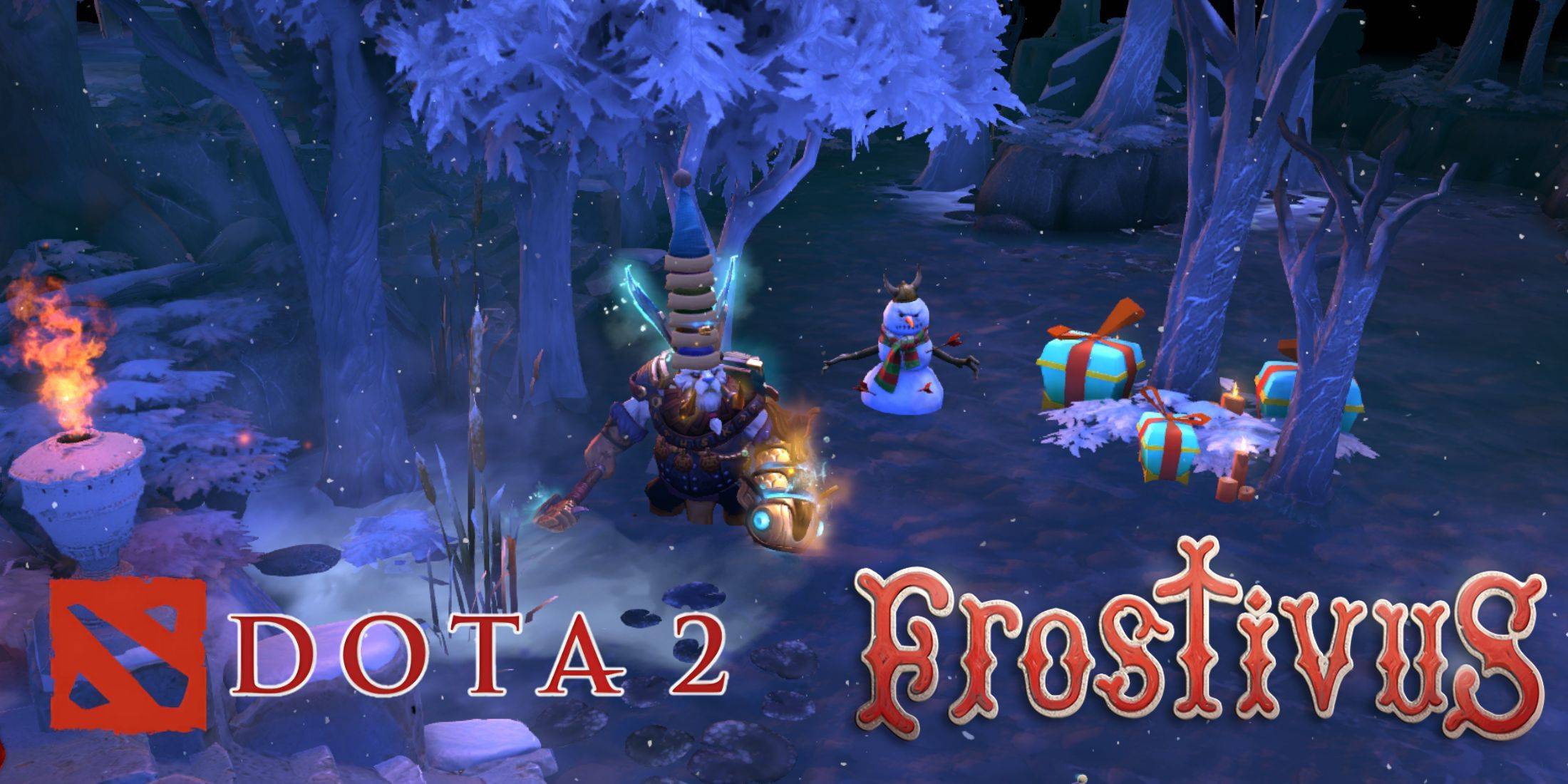 解鎖Dota 2：Frostivus Riches揭幕的節日獎勵