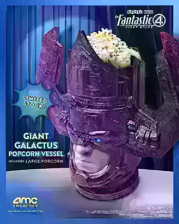 Galactus Popcorn Eimer - The Fantastic Four: erste Schritte