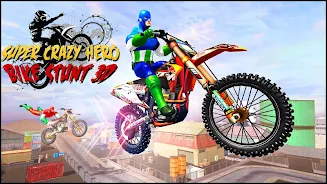 Bike Games Stunts: Spider Hero應用截圖第0張