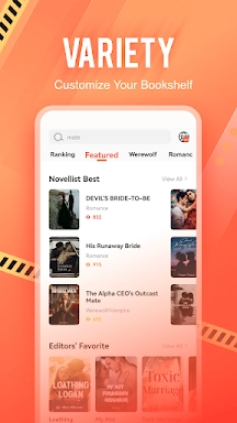 NovelWorm - Werewolf & Romance Captura de pantalla 0