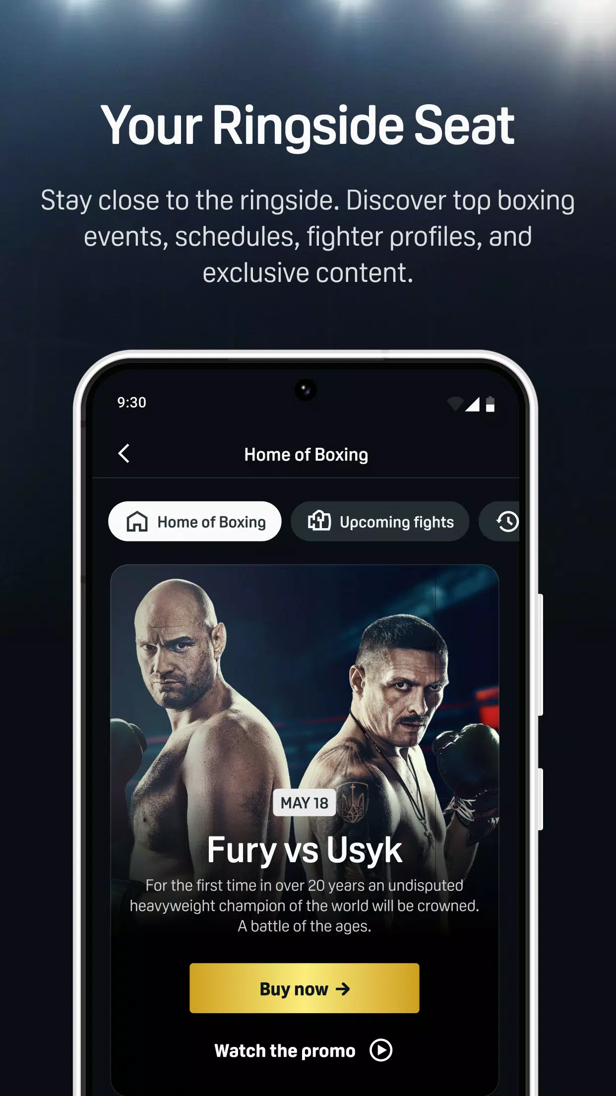 DAZN - Watch Live Sports 스크린샷 1