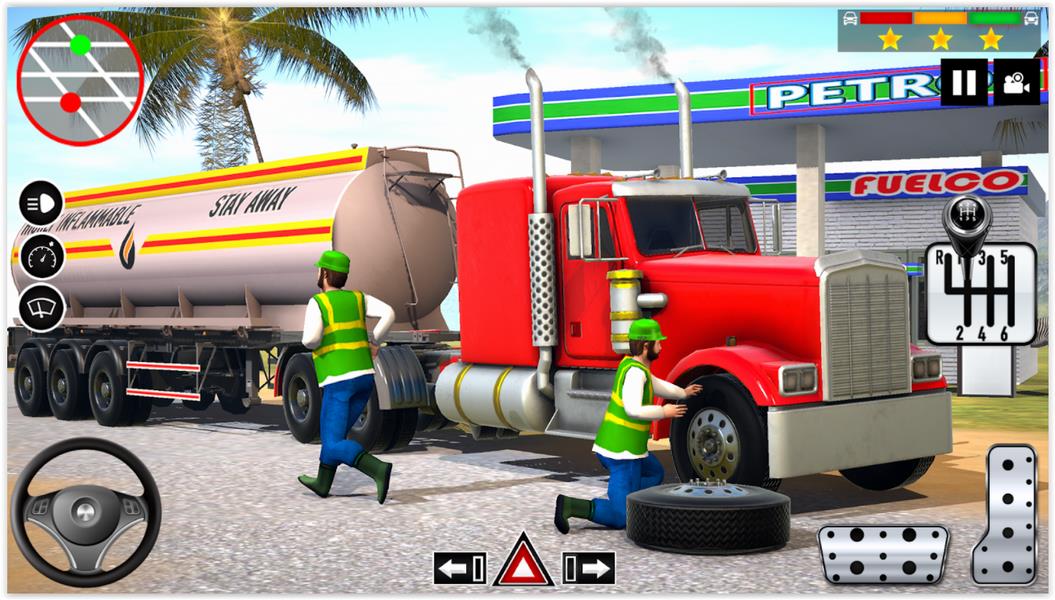 Oil Tanker Truck Driving Captura de tela 1