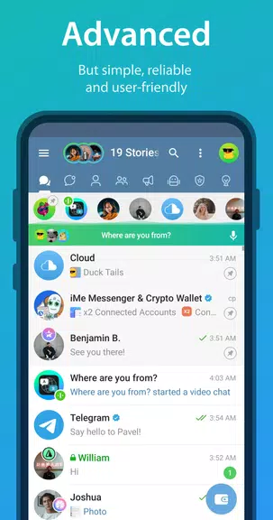 iMe Messenger & Crypto Wallet應用截圖第1張