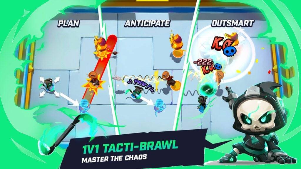 STOSSEN! Ubisoft startet Superbrawl, ein neues 1v1 -Strategiespiel für Android
