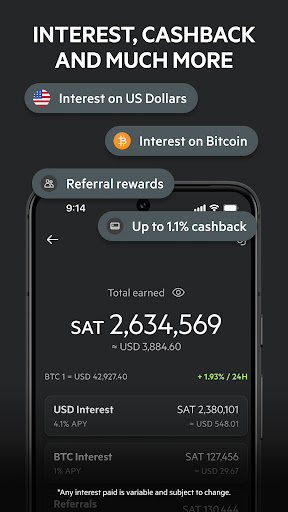 Xapo Bank應用截圖第1張
