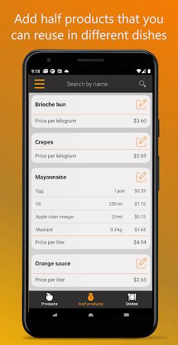 Food Cost Calculator應用截圖第1張