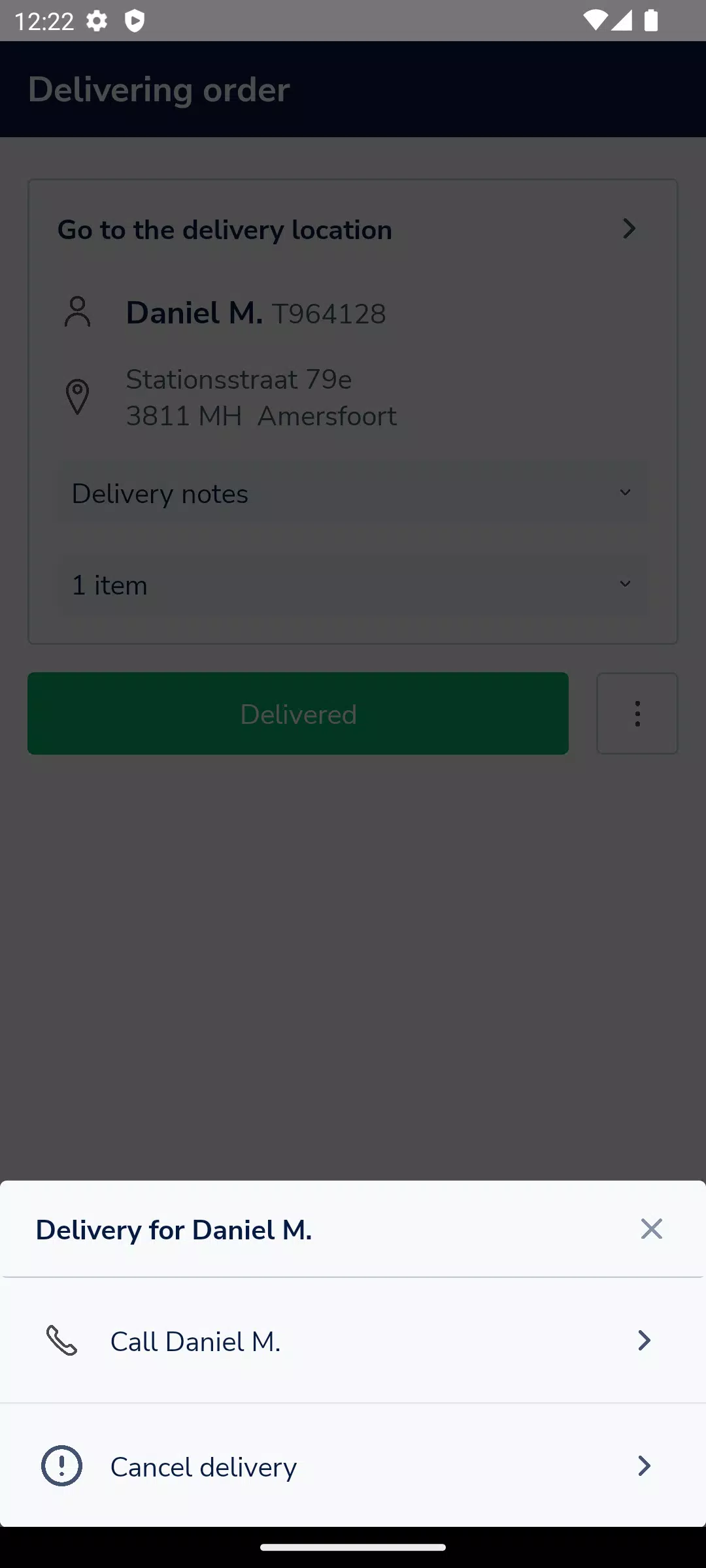 Deliverect for Couriers ဖန်သားပြင်ဓာတ်ပုံ 0