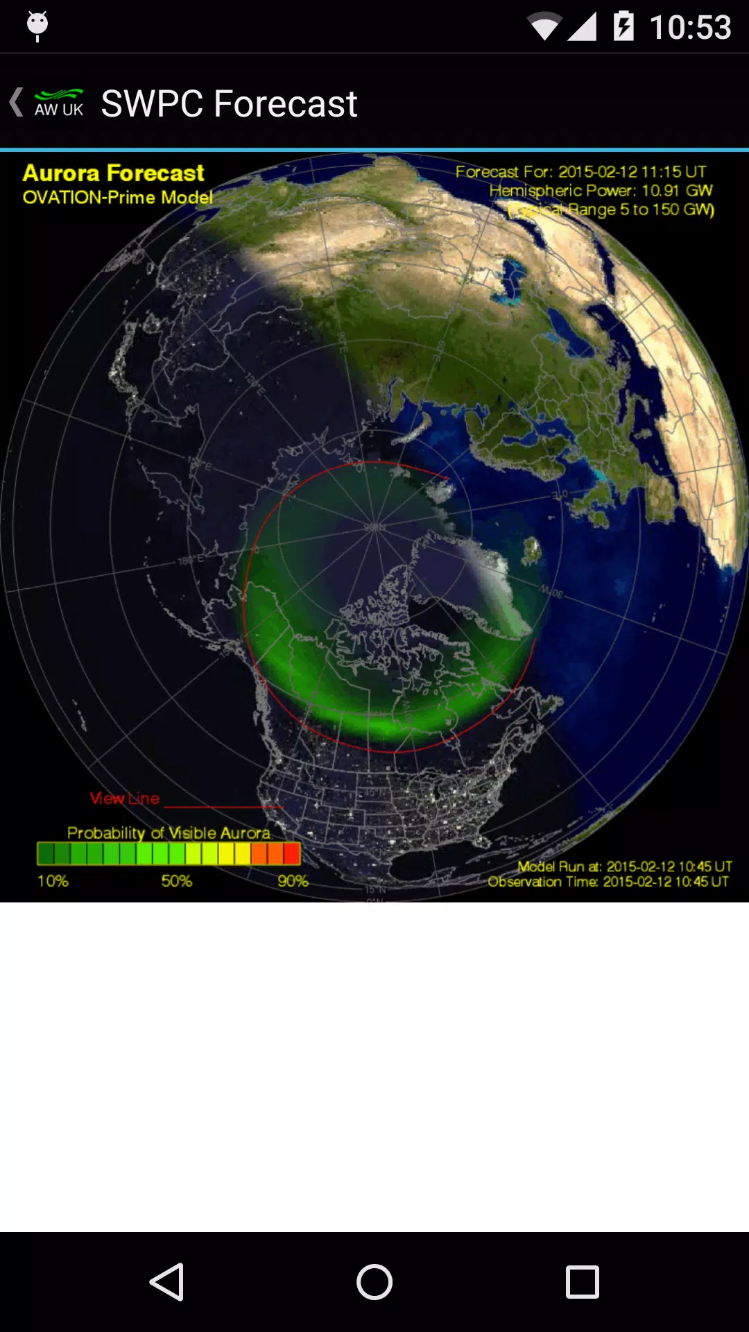 Aurora Watch (UK) Capture d'écran 3