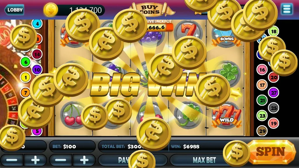 Lucky 777 Slots Vegas Tangkapan skrin 2