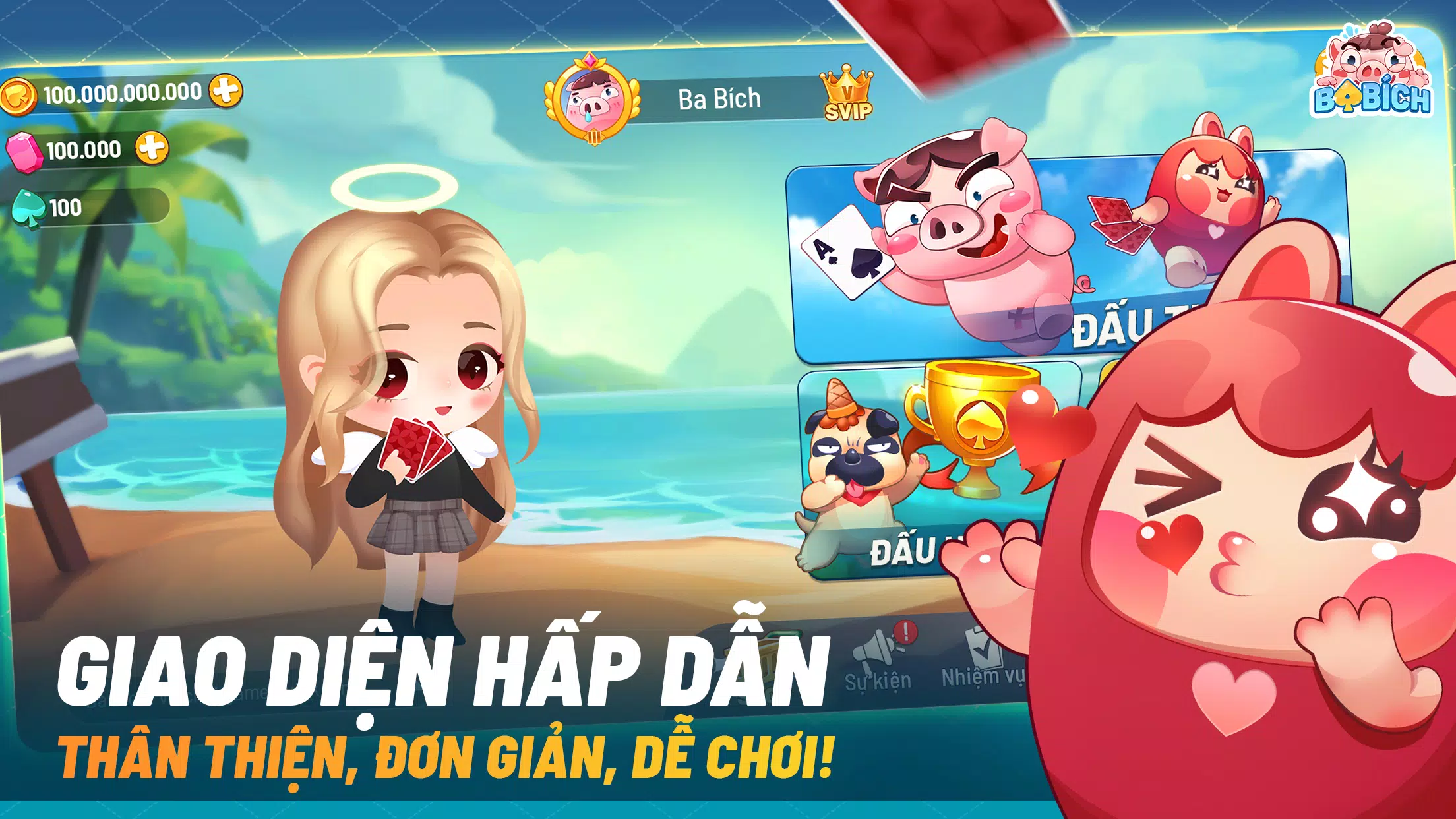 Ba Bich - Tien Len Mien Nam Tangkapan skrin 0