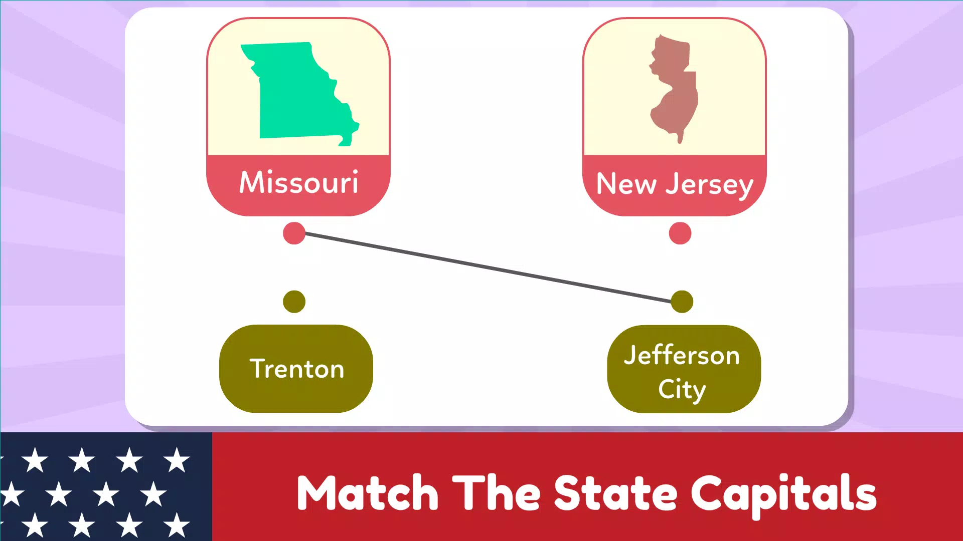 USA Map Kids Geography Games स्क्रीनशॉट 3