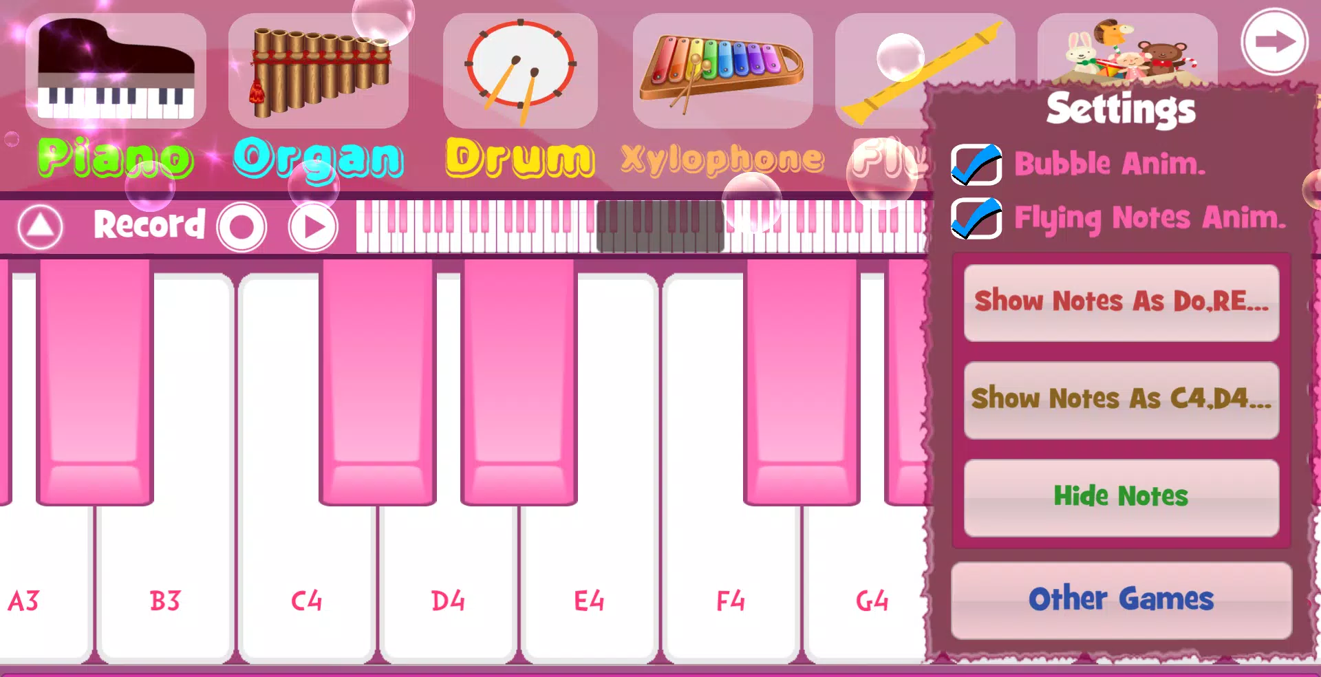 Pink Piano Tangkapan skrin 3