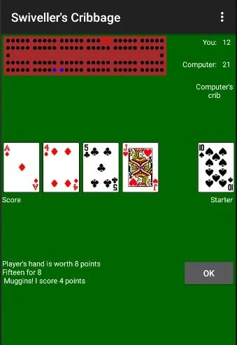 Swiveller's Cribbage ဖန်သားပြင်ဓာတ်ပုံ 3