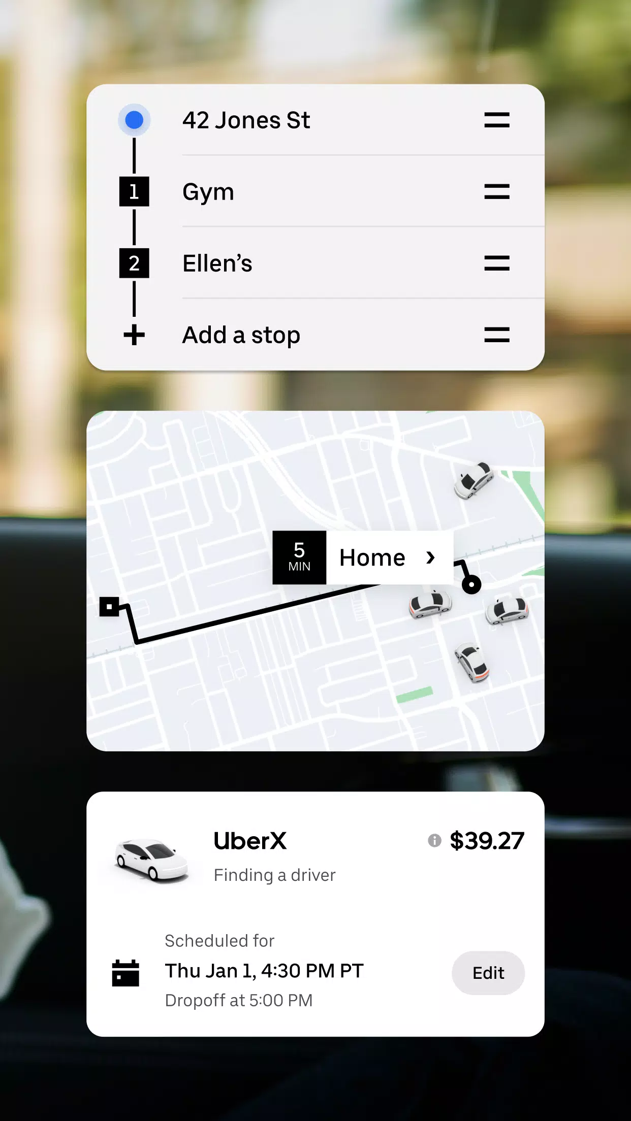 Uber ภาพหน้าจอ 1