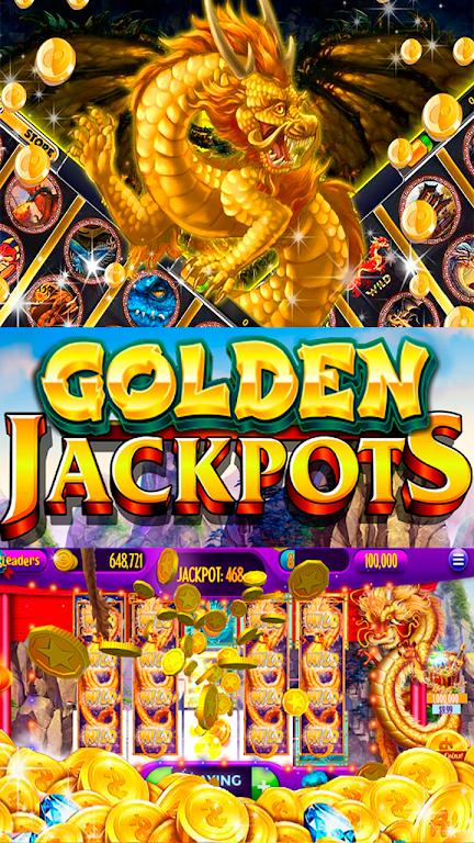 Dragon's Gold Flames Vegas Casino Slots Zrzut ekranu 1