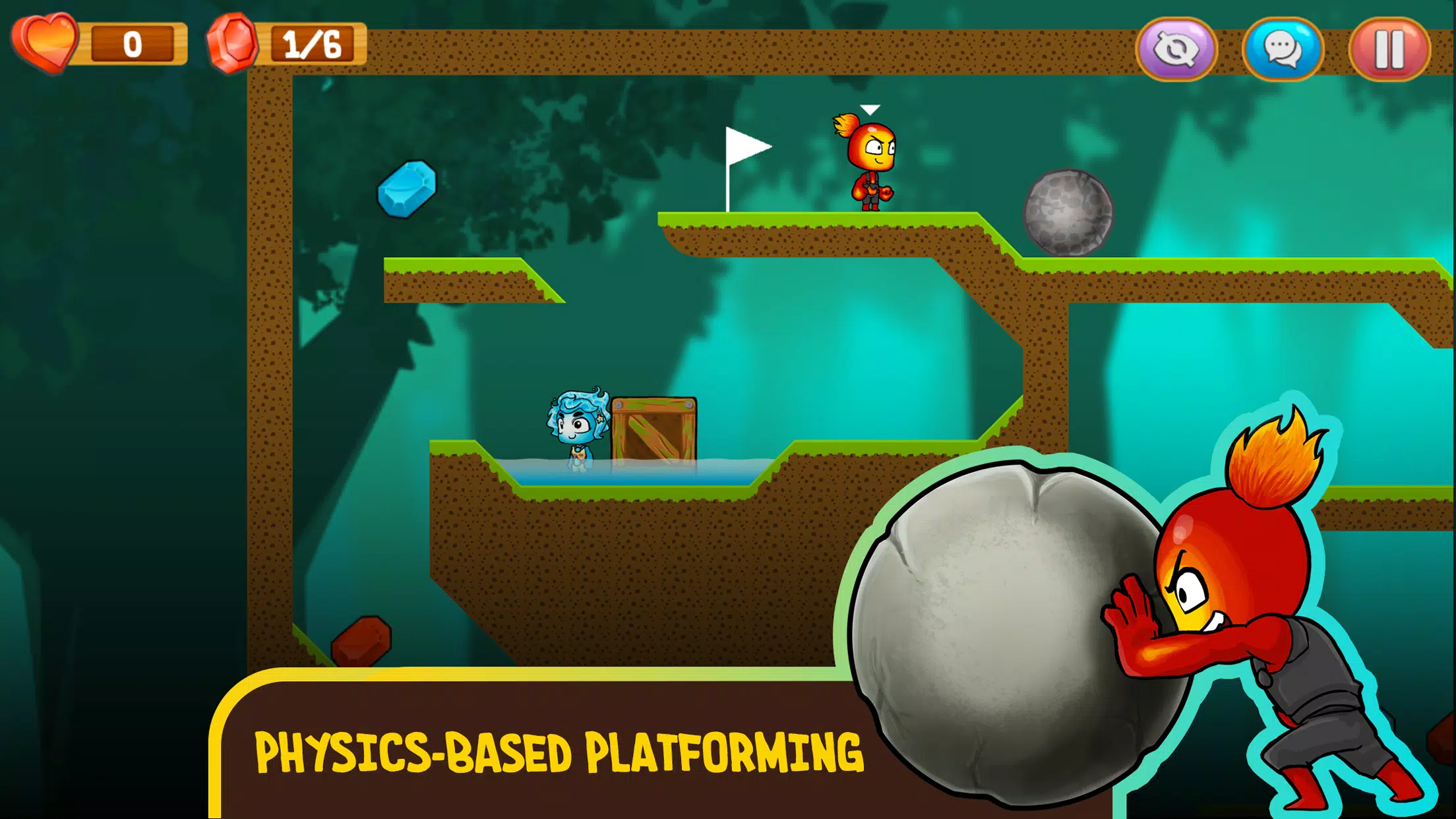 Fire and Water: Online Co-op 스크린샷 2