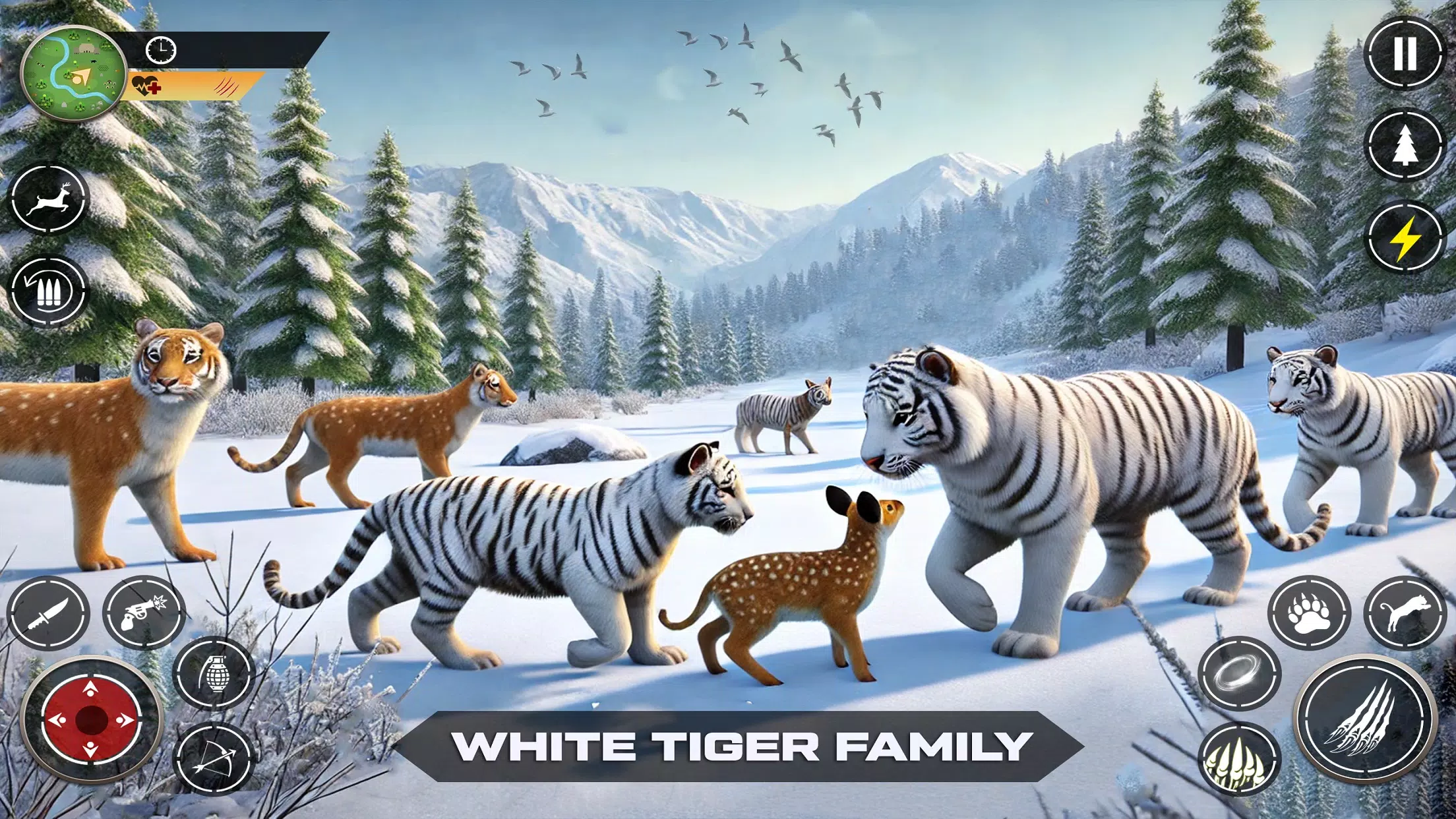 Snow Tiger Family Simulator 3D應用截圖第3張
