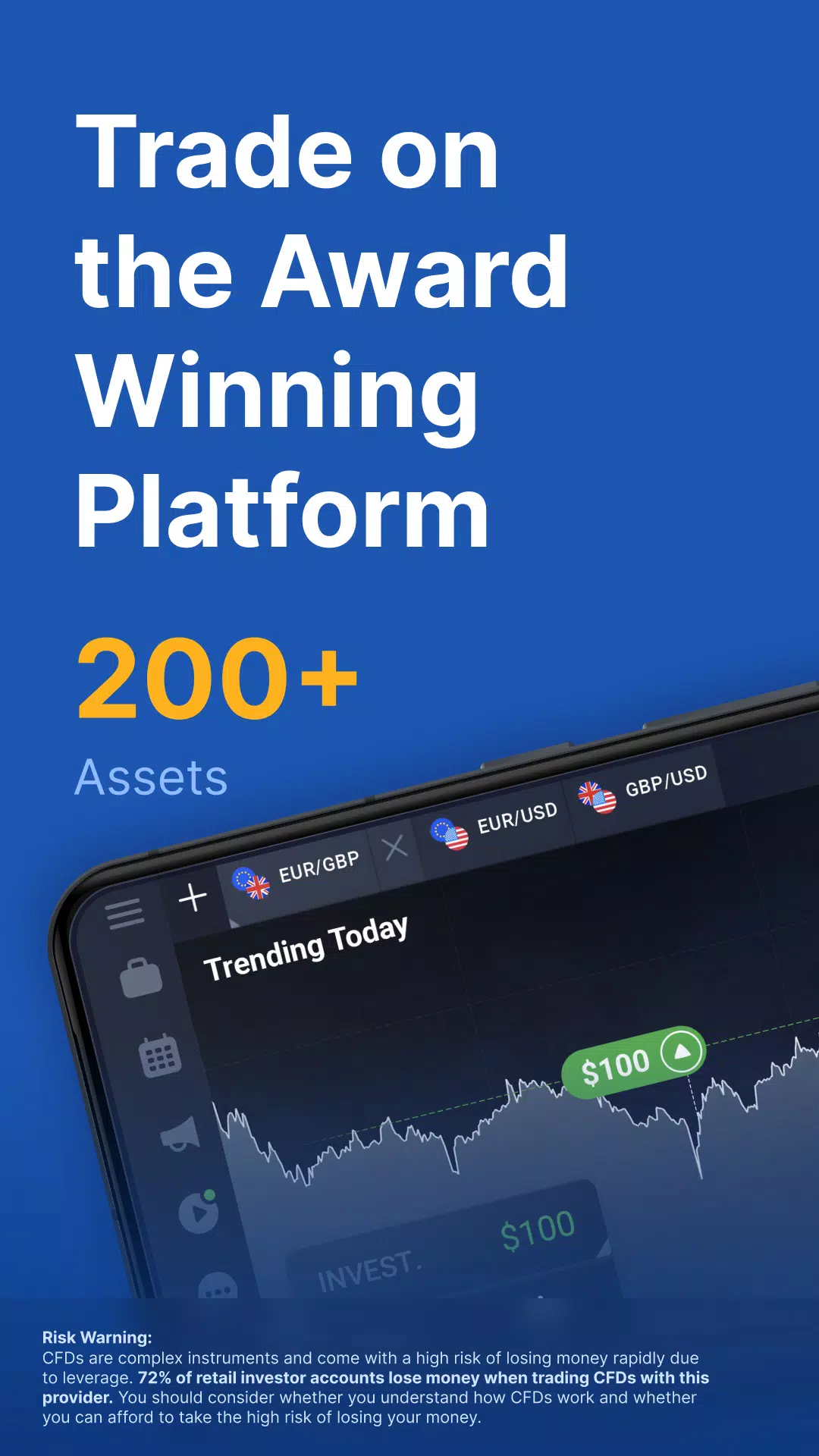 IQ Option 经纪商：在线交易應用截圖第1張