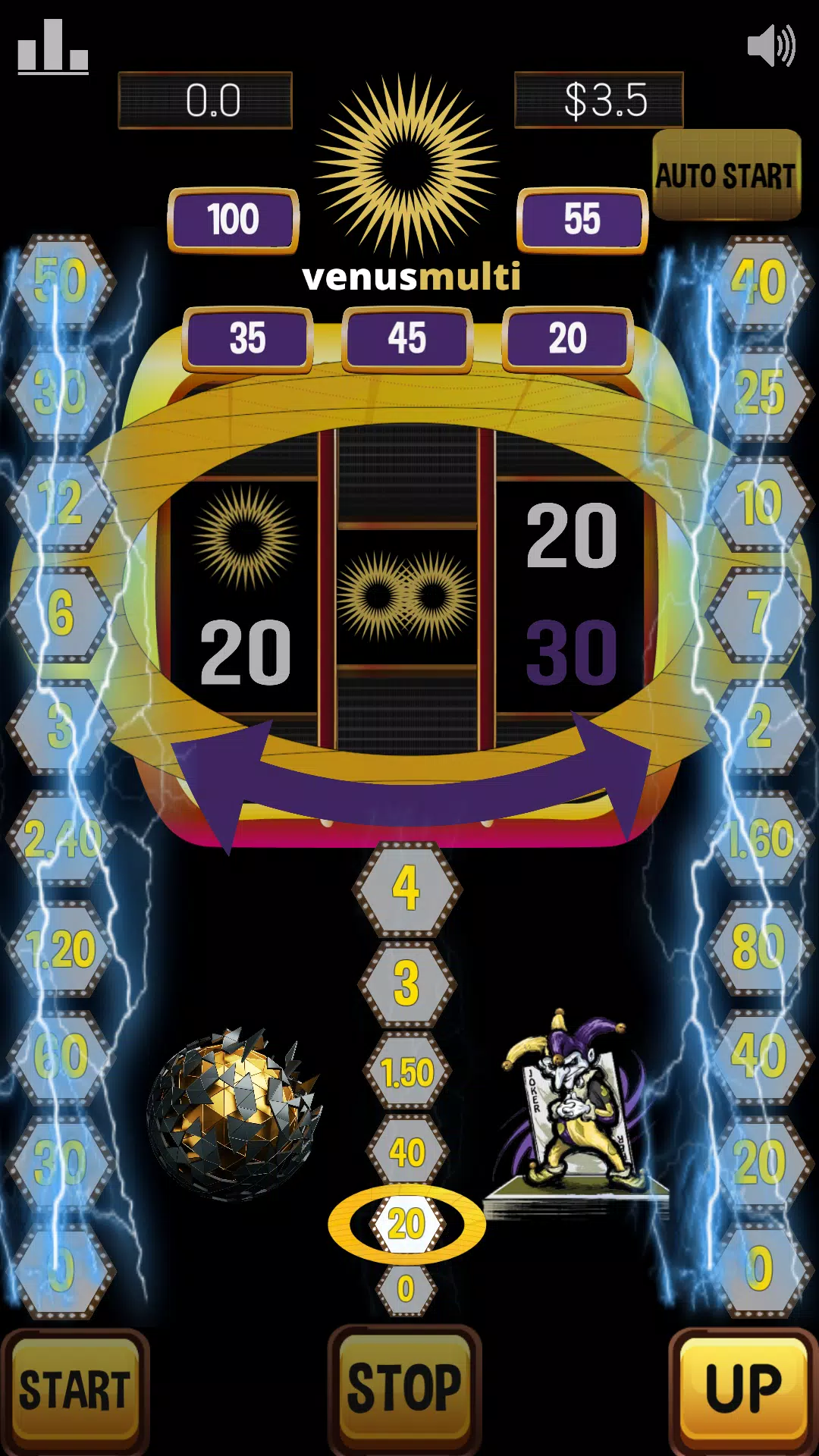 Venus multi slot machine – sun Tangkapan skrin 2