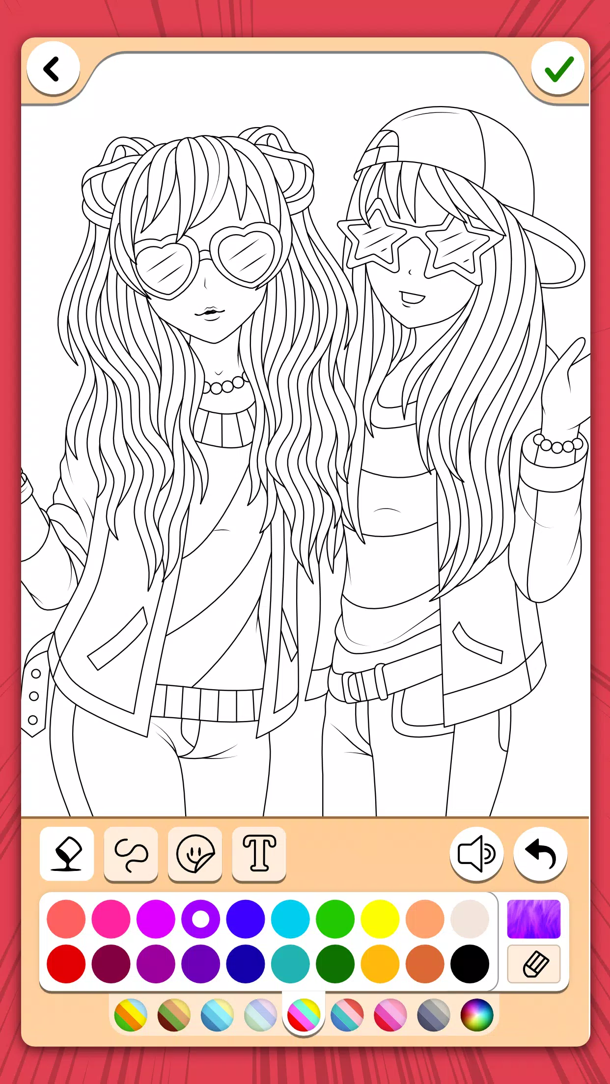 Manga Coloring Book Capture d'écran 3