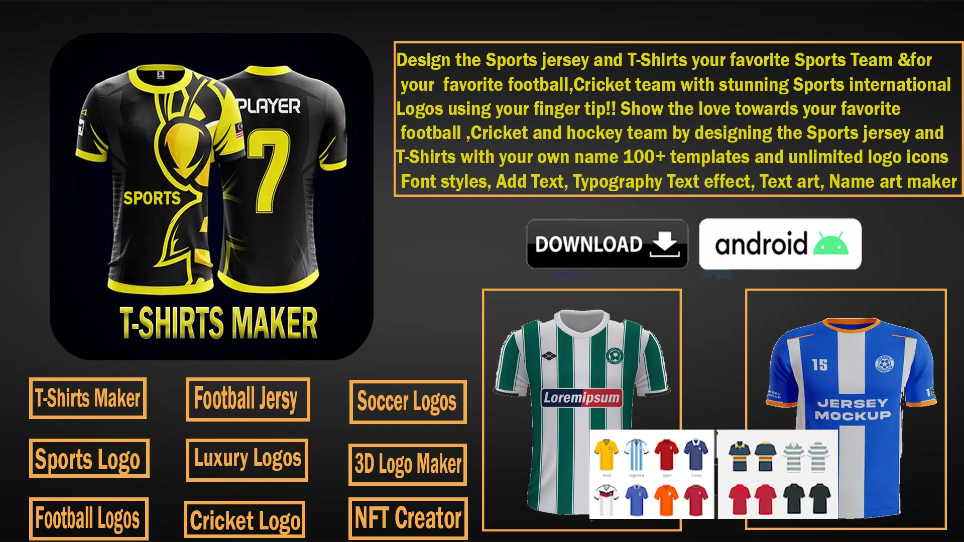 Sports T-shirt Maker&Designer應用截圖第0張