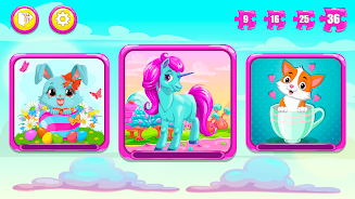Schermata Kids puzzles for girls 2
