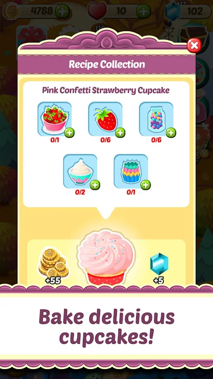 Mahjong Solitaire Cupcake Bake 스크린샷 3