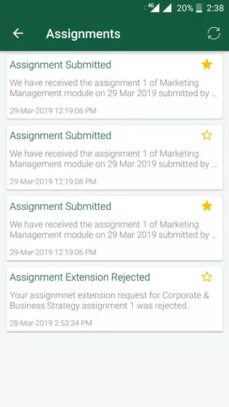 MANCOSA Student Comms Schermafbeelding 3