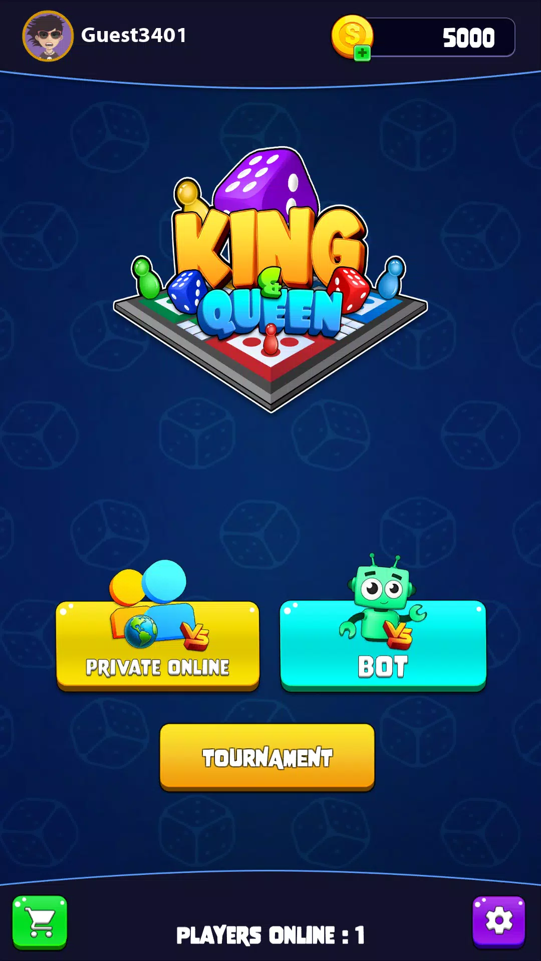 King and Queen - Ludo Screenshot 1