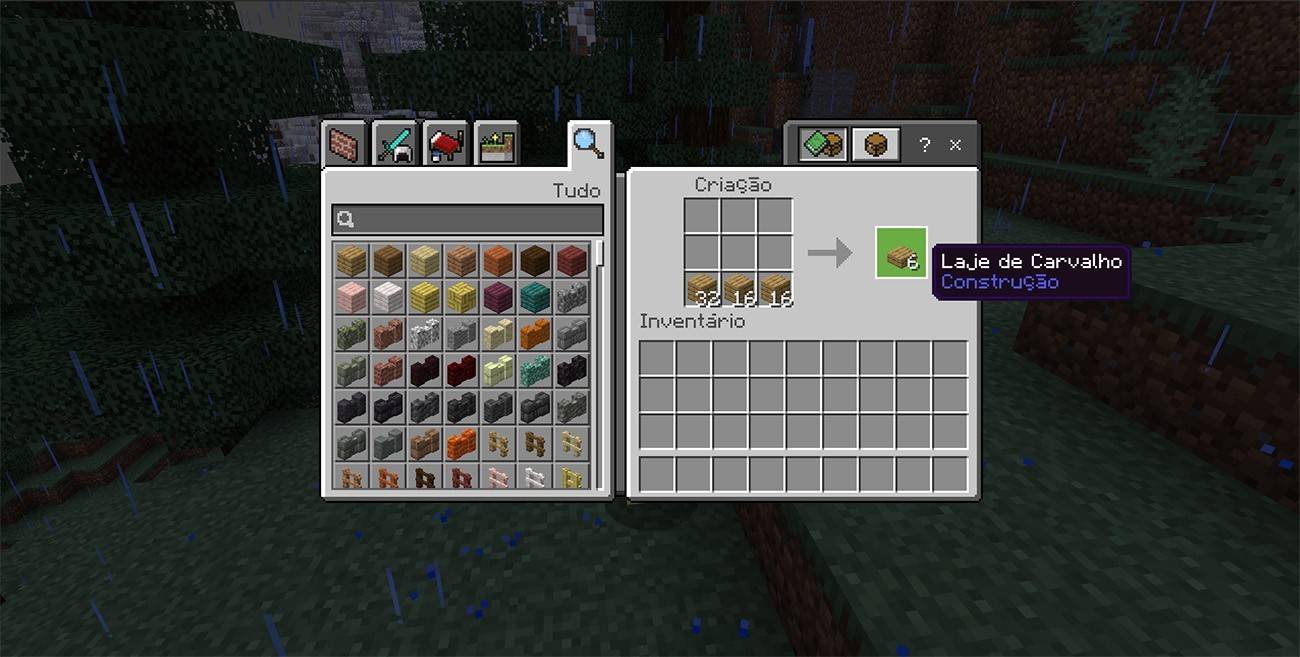 Как сделать деревянные плиты на Minecraft