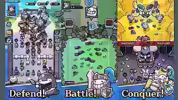 クラウンラッシュ：サバイバルヒットAndroid-マスターアイドル防御と攻撃
