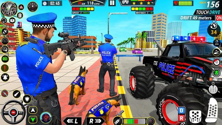 Police Monster Truck Car Games應用截圖第0張
