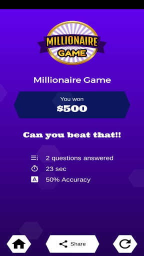 Millionaire Game - Trivia Quiz スクリーンショット 0