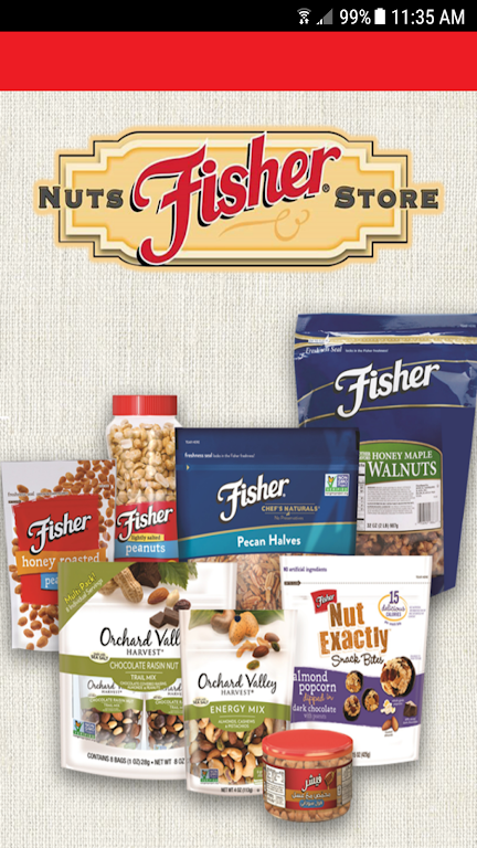 Fisher Nuts Store Capture d'écran 0