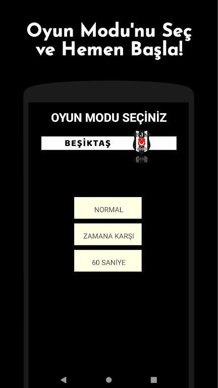 Beşiktaş Futbolcu Kart Eşleştirme Oyunu應用截圖第1張