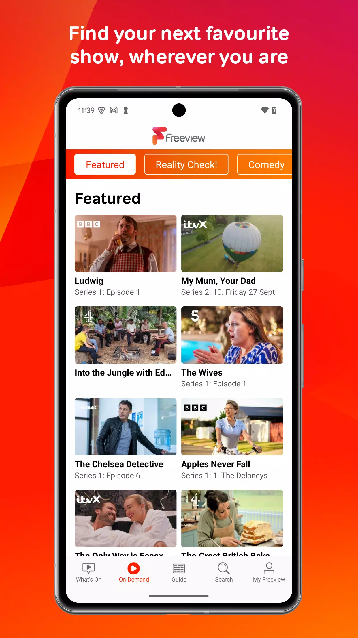 Freeview Ảnh chụp màn hình 1