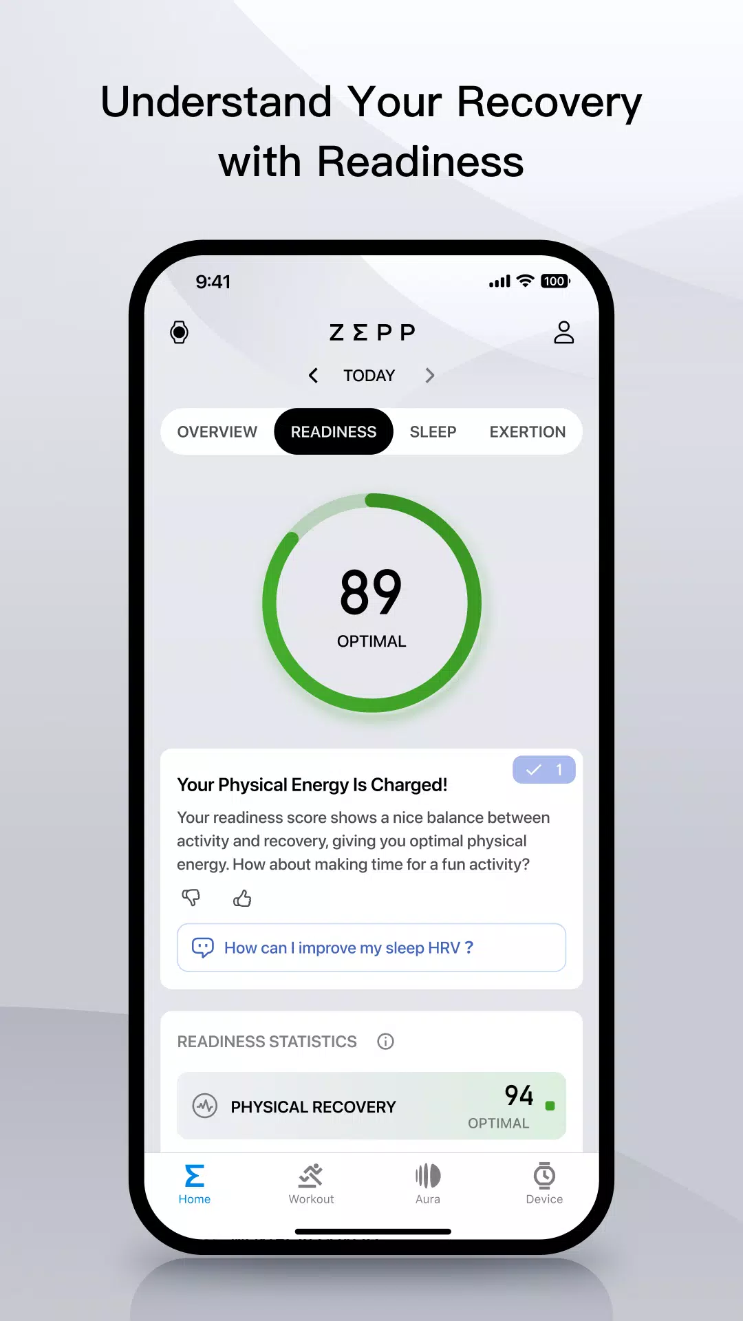 Zepp（formerly Amazfit） स्क्रीनशॉट 1