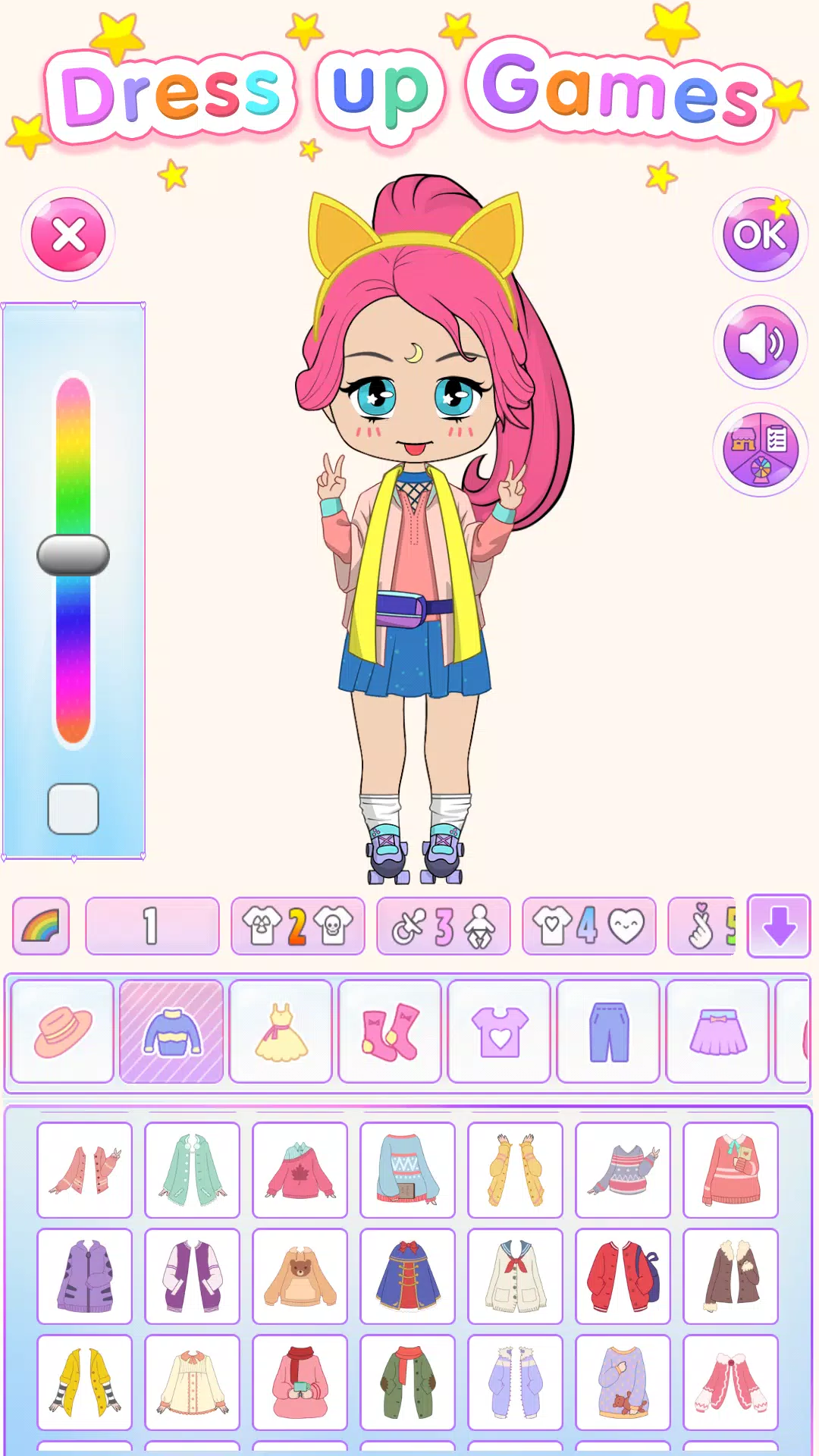 ちび人形 : アバター 作成 & 着せ替え ゲーム スクリーンショット 0