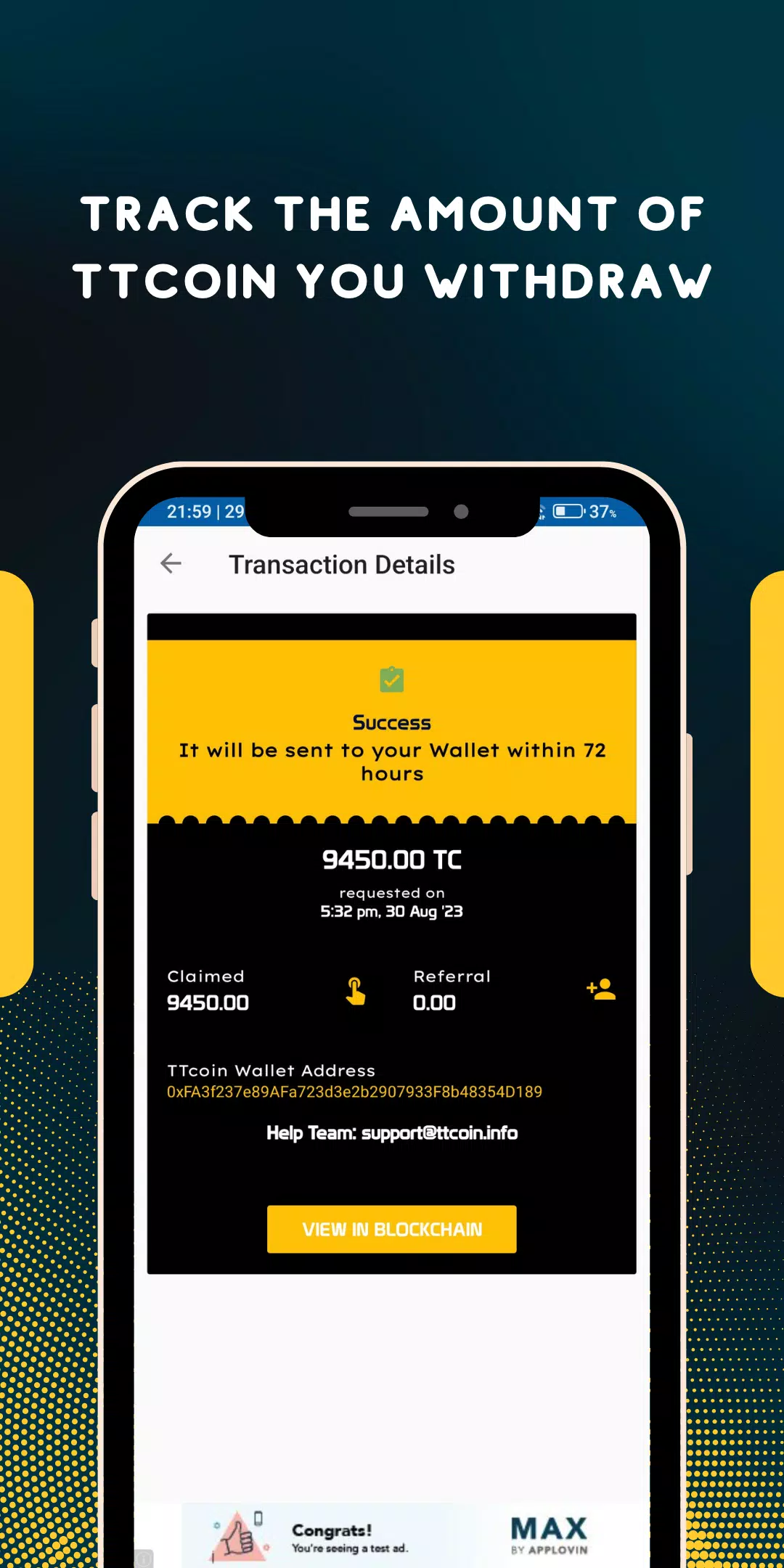 TTcoin Network - OLD Tangkapan skrin 3