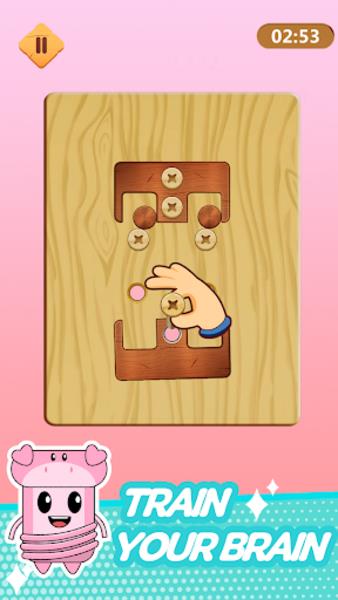 Wood Nuts & Bolts Puzzle應用截圖第2張