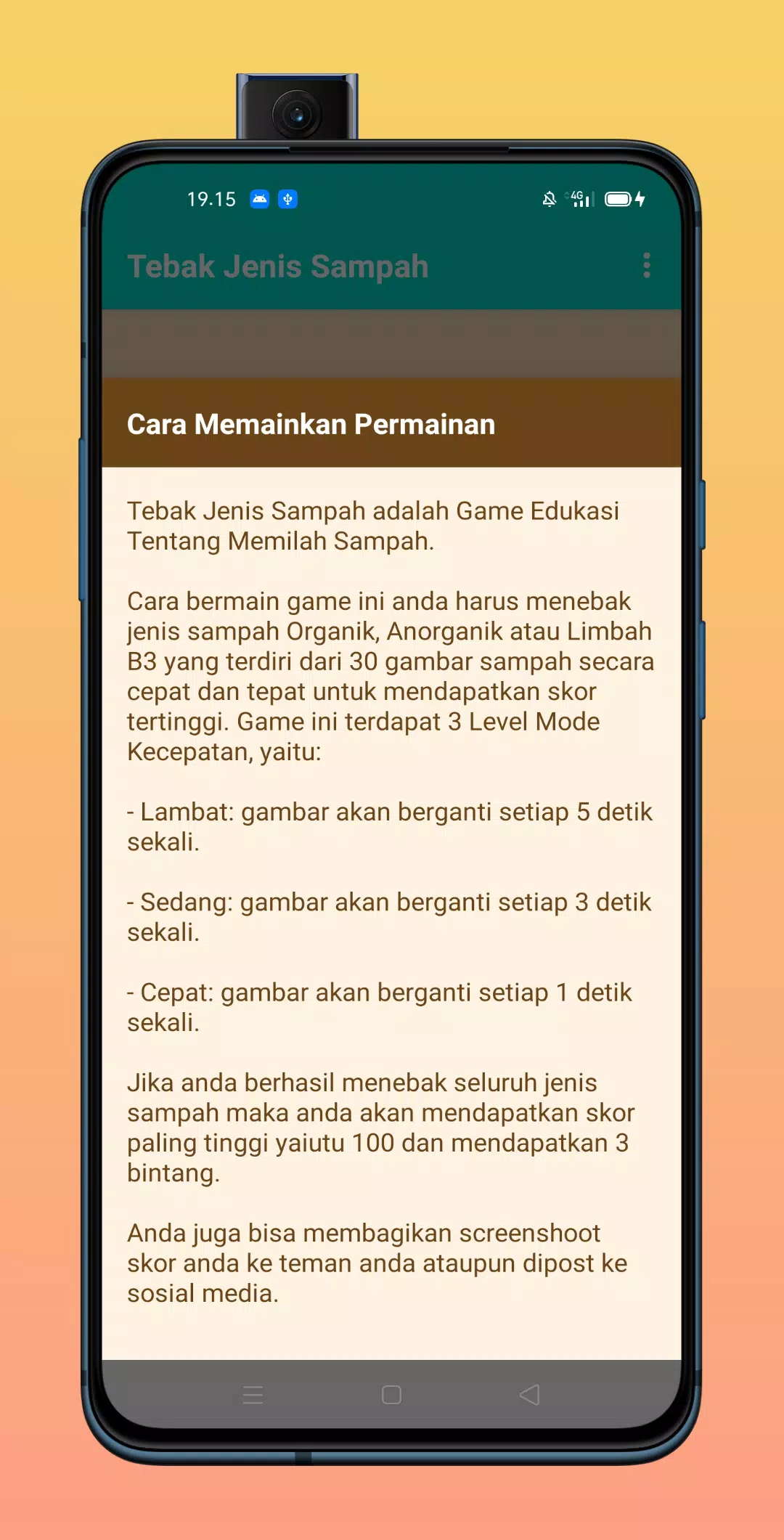 Tebak Jenis Sampah Ekran Görüntüsü 0