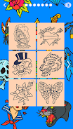 Tattoo Coloring Book應用截圖第1張
