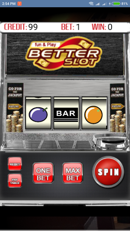 Better Slot ဖန်သားပြင်ဓာတ်ပုံ 1