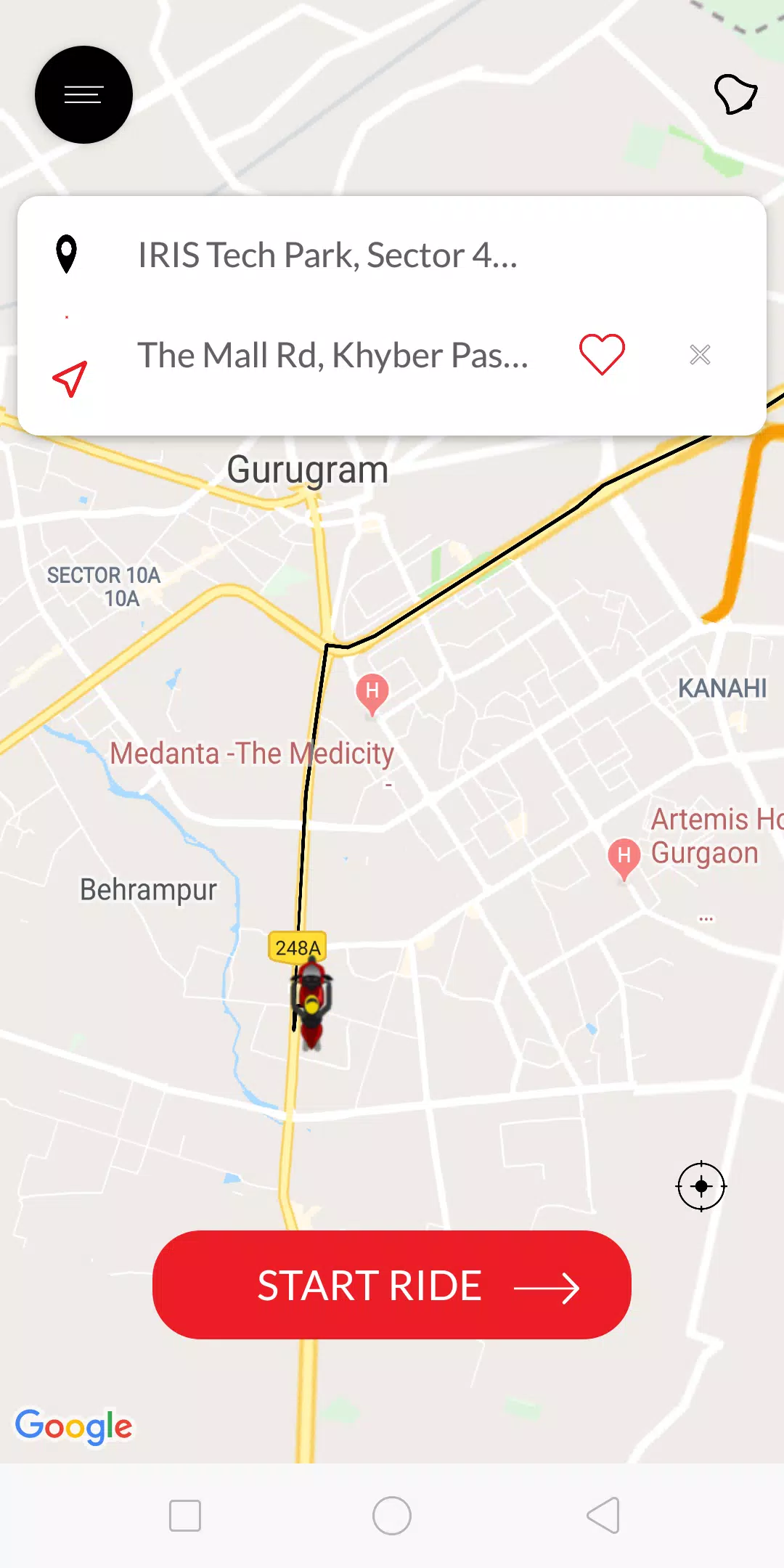 Hero RideGuide ภาพหน้าจอ 3