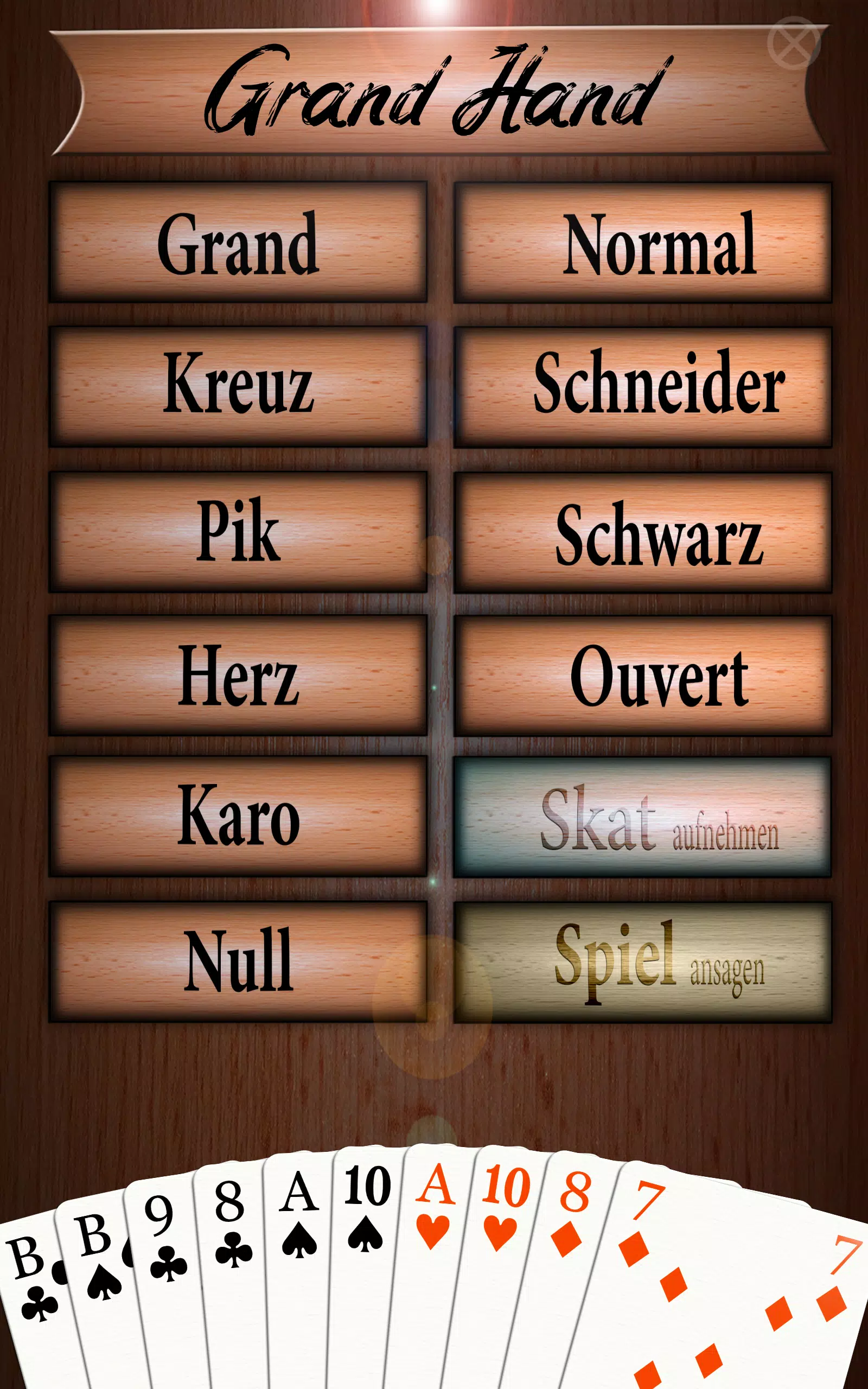 Schermata SkatGenius+ (Skat challenge) 0
