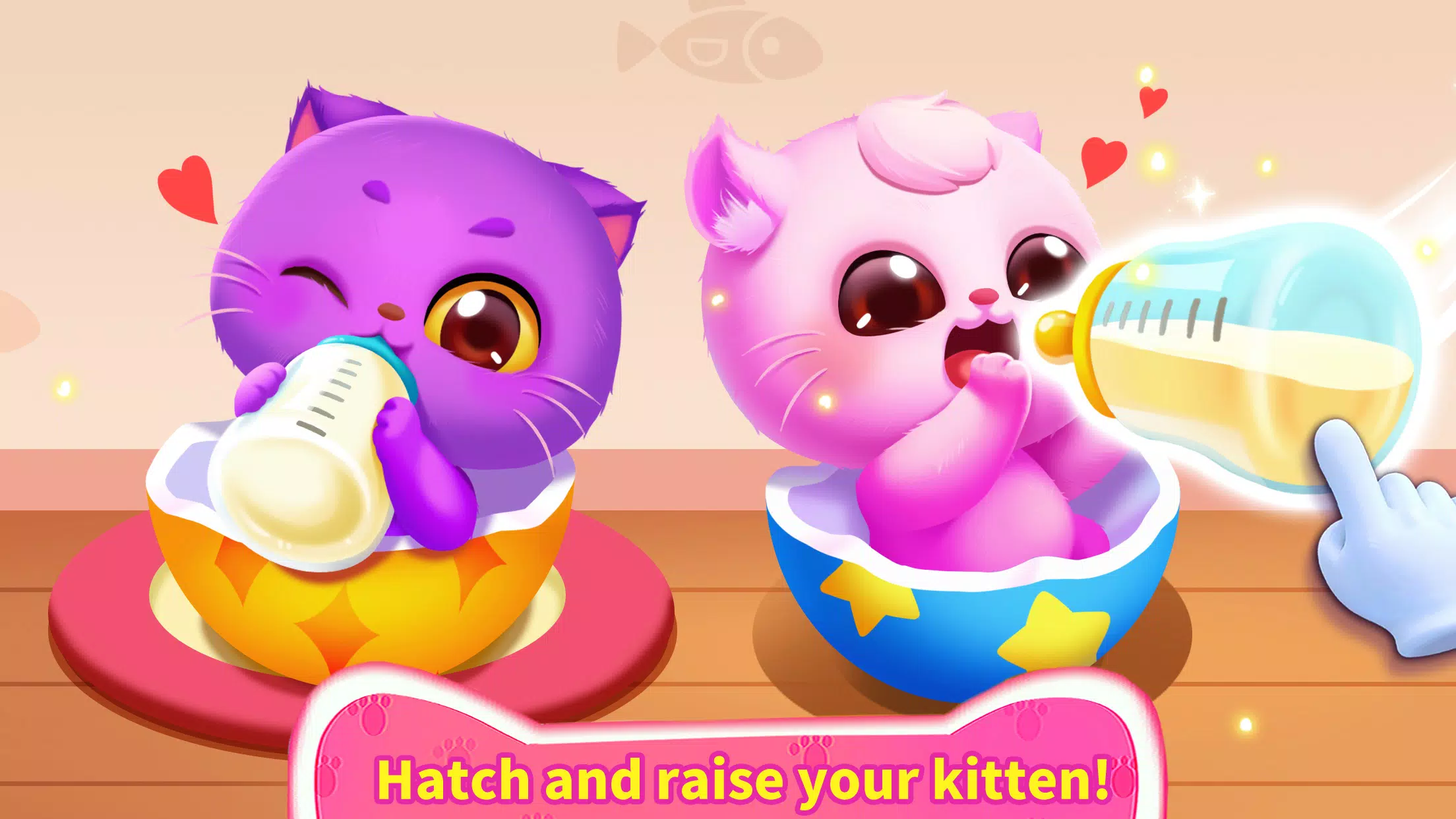Little Panda's Cat Game स्क्रीनशॉट 1