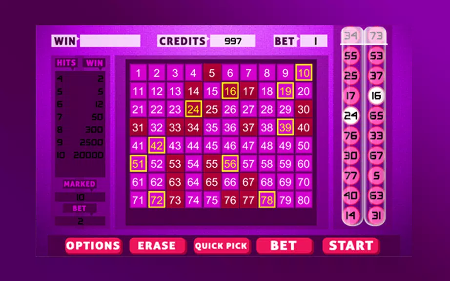 Keno Bingo應用截圖第3張