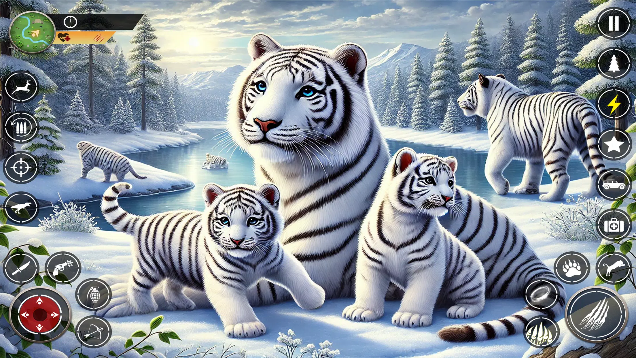 Snow Tiger Family Simulator 3D應用截圖第0張