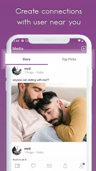 Gay Dating, Chat and Meet應用截圖第1張